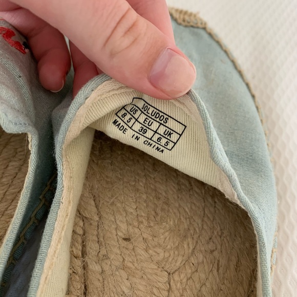 Soludos Espadrille Flamingo Slide Slipper - Picture 8 of 8